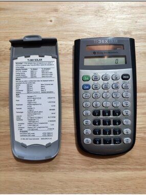 Texas Instruments TI-36X Solar Scientific Calculator With Cover Programmable